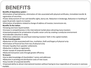 Depository System | PPT