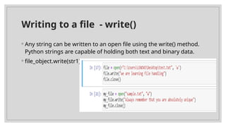 UNIT -III_Python file handling, reading and writing files.pptx
