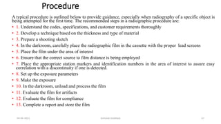 Unit III radiographic methods | PPTX