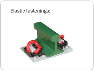 Elastic fastenings:  