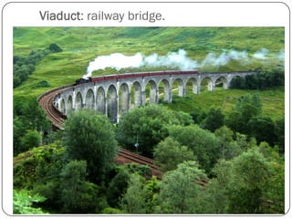 Viaduct: railway bridge.  