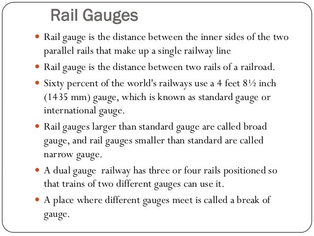 Railway engineering