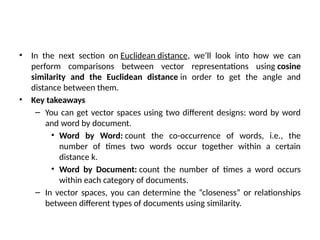 Unit - III Vector Space Model in Natura Languge Processing .pptx