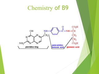 Chemistry of B9
52
 