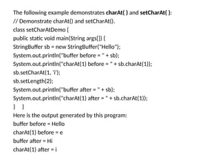 Unit - II Java object oriented programming in java | PPTX