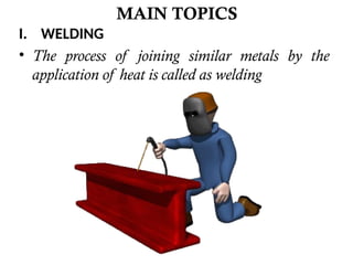 UNIT - II JOINING PROCESS, welding Technology | PPTX