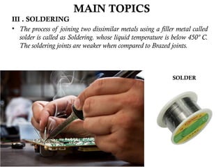 UNIT - II JOINING PROCESS, welding Technology | PPTX
