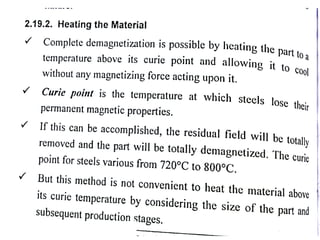 Unit II SURFACE NDE METHODS 