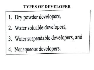 TYPES OF DEVELOPER
 