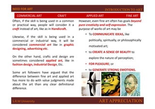 Unit-I Introduction to Art for architecture students | PDF
