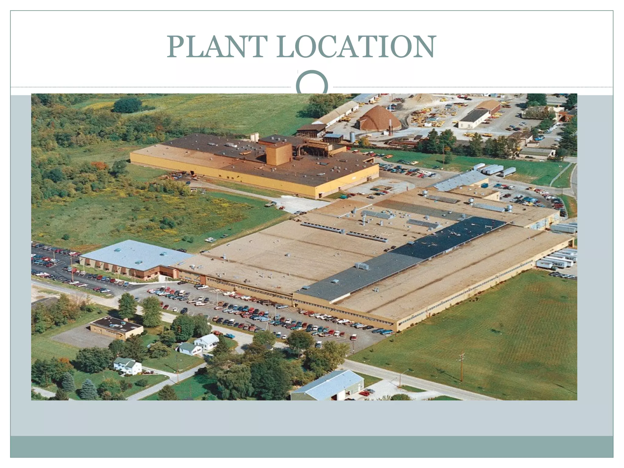PLANT LOCATION
 