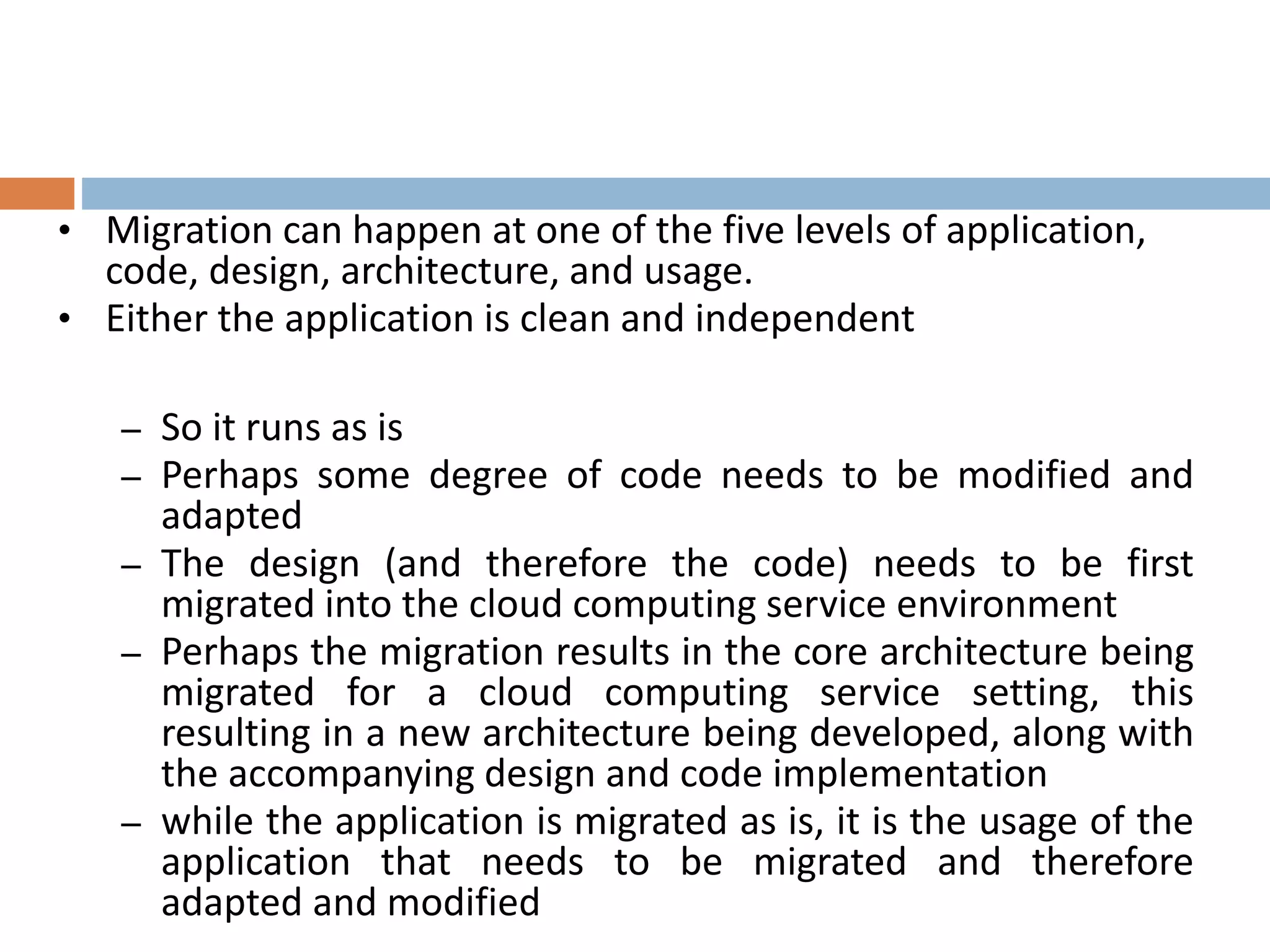 Migration into a Cloud | PPTX