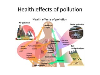 Health effects of pollution
 