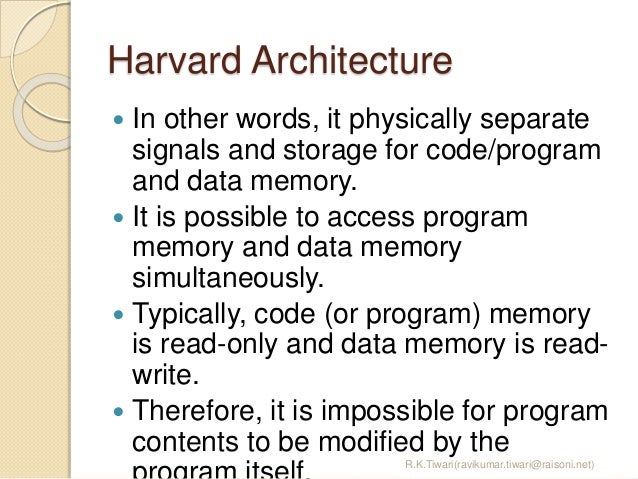 harvard architecture