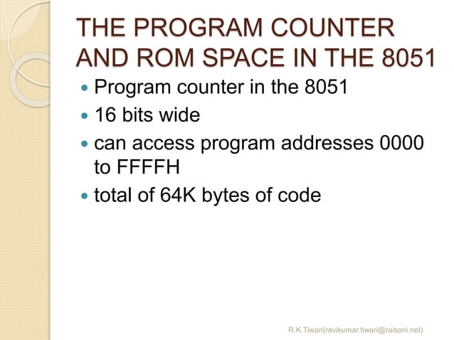 8051 Assembly Language Programming | PPTX