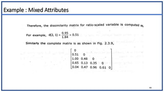 Example : Mixed Attributes
44
 
