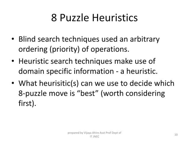 UNIT-I Part2 Heuristic Search Techniques.pptx