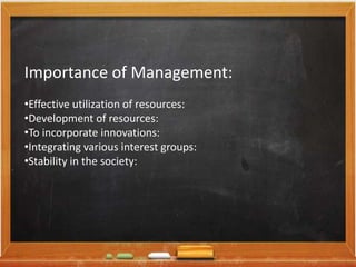 Management Science Introduction UNIT-I PPT 