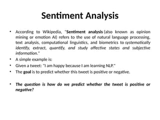 Sentiment Question Text Unit - I Sentiment anlysis with logistic regression.pptx