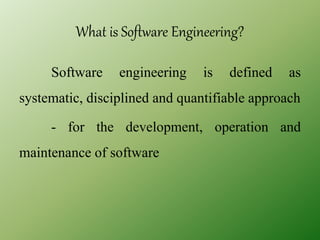 Software Engineering | PPT