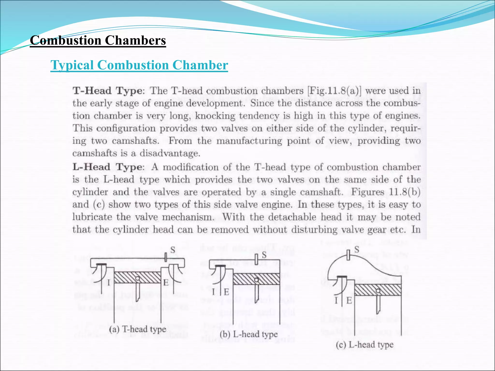 Combustion Chambers
Typical Combustion Chamber
 
