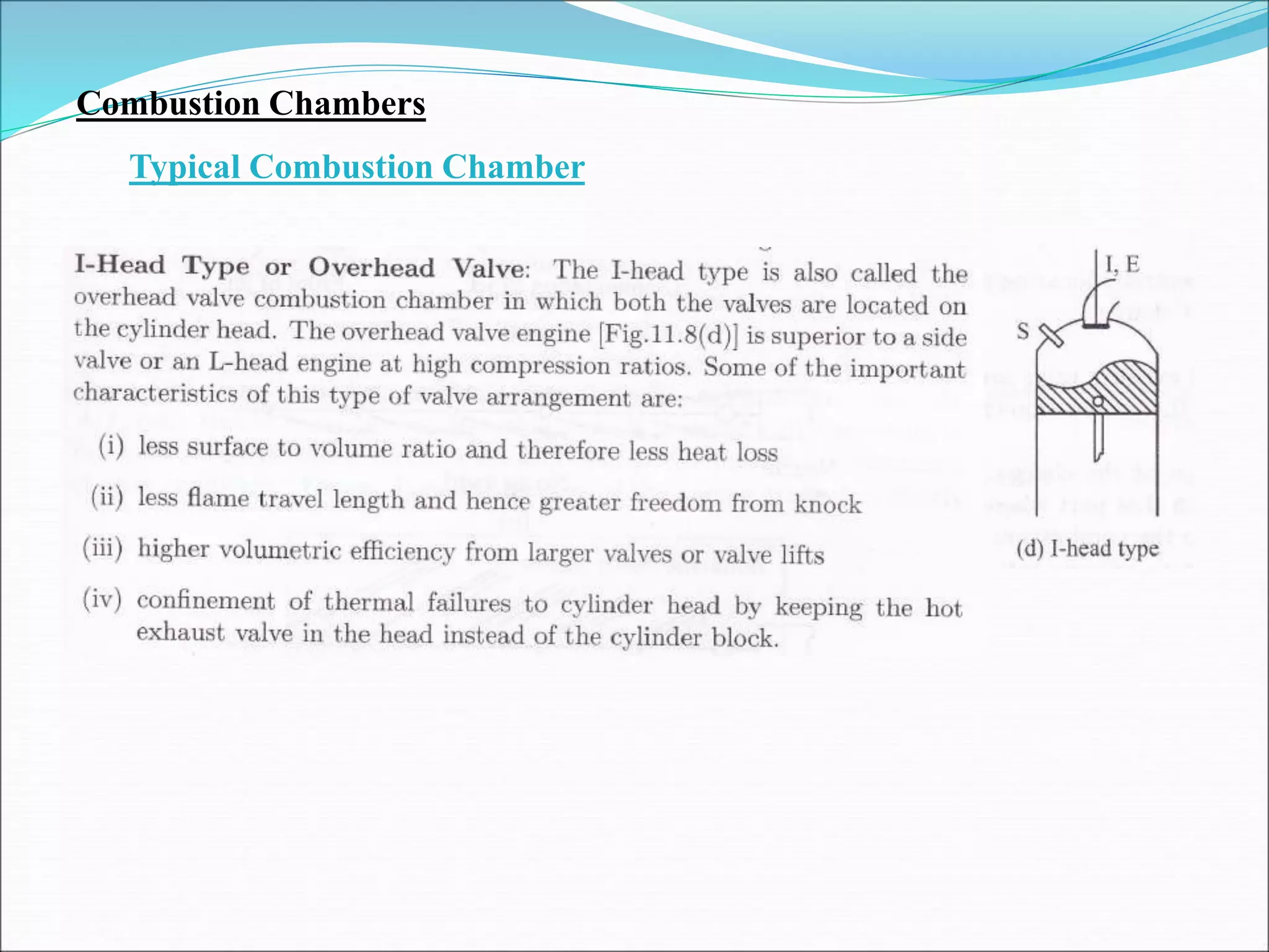 Combustion Chambers
Typical Combustion Chamber
 