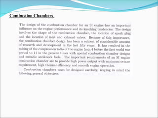 Combustion Chambers
 