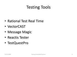 Unit I Testing | PDF