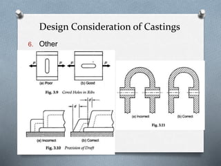 6. Other
Design Consideration of Castings
 