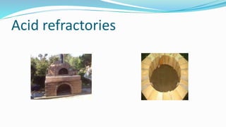 Acid refractories
 