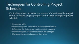 Project Monitoring and Controlling Processes | PPT