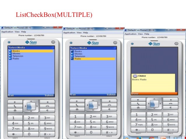 Mobile Application Development J2me Unit 4 Jntu