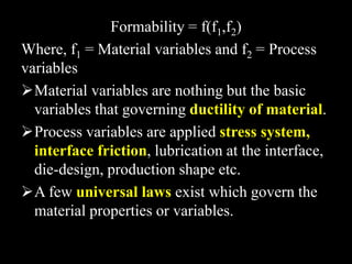 Unit 4-SHEET METAL PROCESSES | PPTX