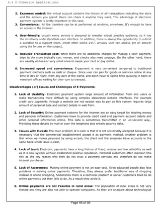 Consumer Oriented E-Commerce Q&A