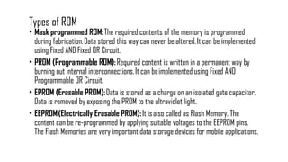 Very Programmed Memory system in the general electronics | PPTX