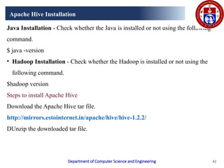 Comprehensive Guide to Big Data Analytics Using Apache Pig and Hive | PPTX