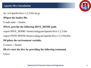 Comprehensive Guide to Big Data Analytics Using Apache Pig and Hive | PPTX
