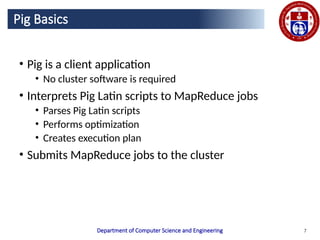 Comprehensive Guide to Big Data Analytics Using Apache Pig and Hive | PPTX