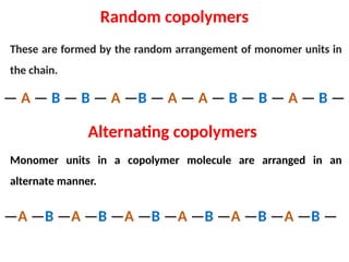 Polymer Random Block Alternating Example Comprehensive Overview of Macromolecules, Polymers, and Liquid Crystals ...