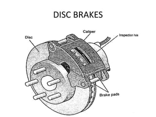 UNIT-IV-STEERING, BRAKES AND SUSPENSION SYSTEMS.pptx