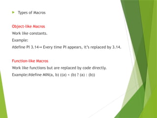 Macro Function Example Unit 4-Structures, Unions and File .pptx