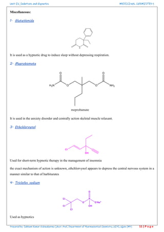 sedative and hypnotics | PDF