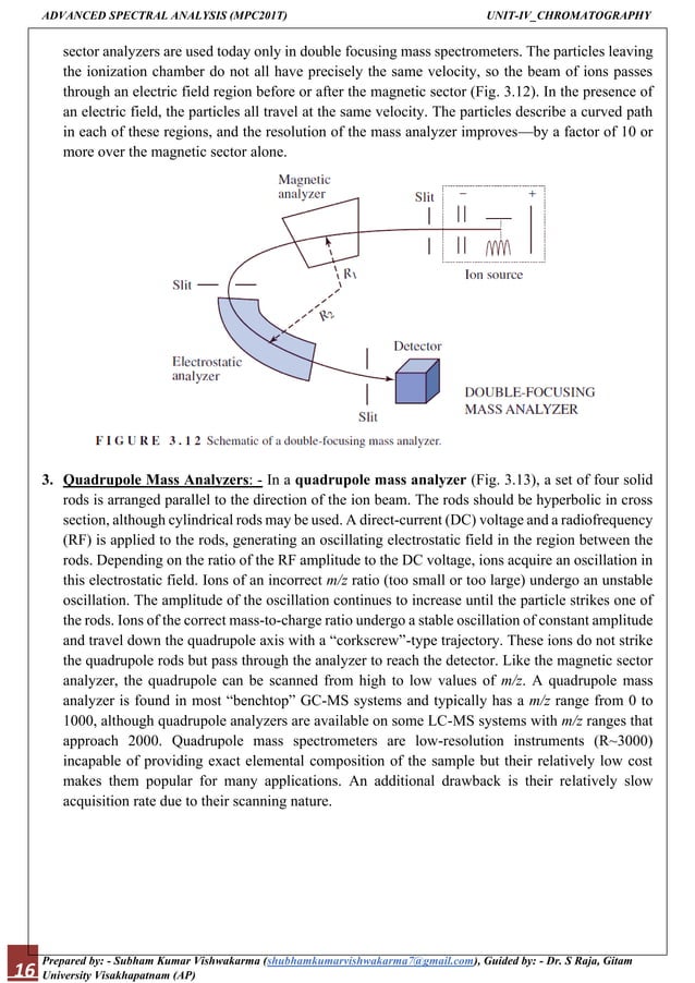 gas chromatographymass spectrometry (GCMS) hyphenated technique