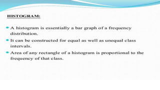 Unit  IV -  Graphical Representation of Data