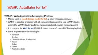 Unit-IV IoT- IoT Physical Servers and Cloud Offerings | PPTX