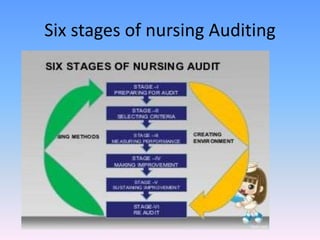 Six stages of nursing Auditing
 