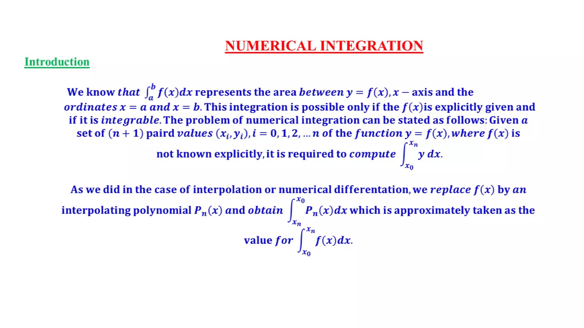 Numerical Differentiation and Integration | PDF | Technology & Computing