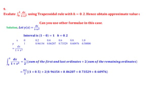 Numerical Differentiation and Integration | PPT