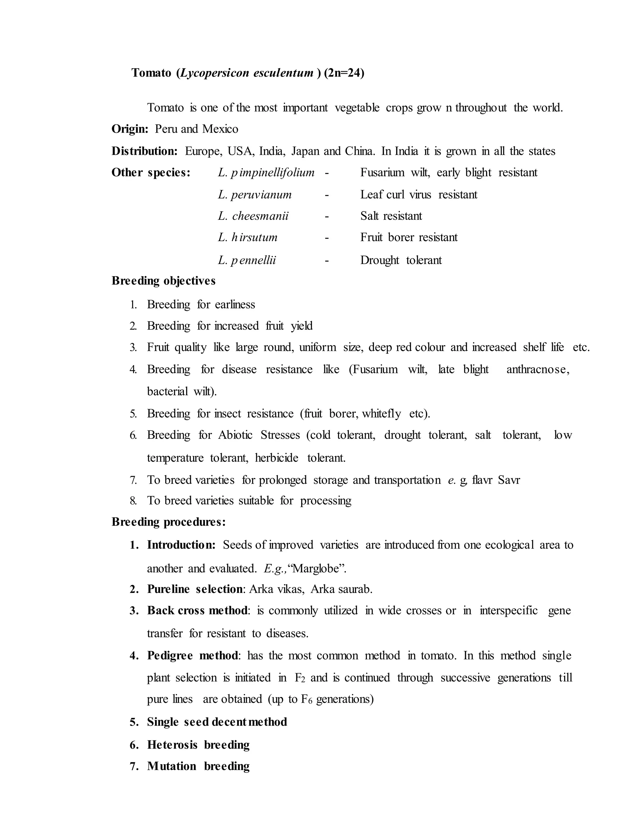 origin of vegetables | PDF