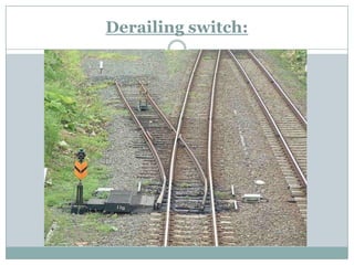 Derailing switch:  